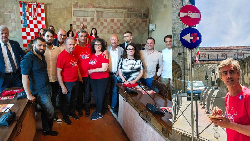Pistoia, Clet sponsor della Notte rossa: «C’è bisogno di mille donatori»