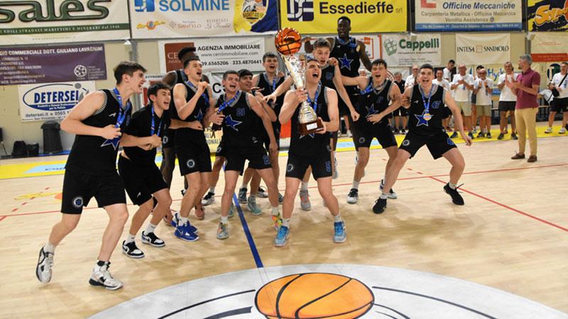Lo scudetto è della Stella Azzurra Roma. Olimpia Milano battuta nella finalissma<br>
