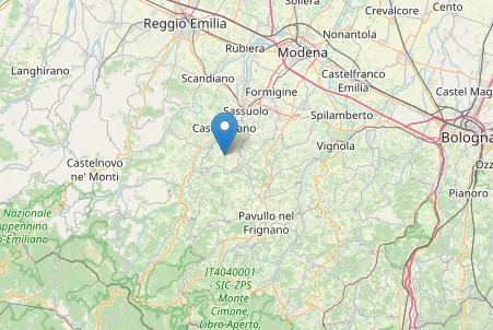 Prignano, terremoto di magnitudo 3 Nessun danno