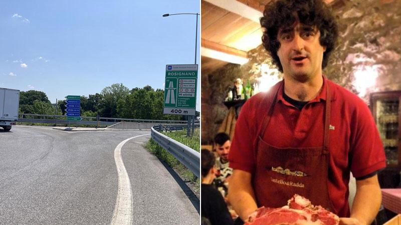 Ristoratore morto a 48 anni, l’automobilista indagato: «Ho sbandato dopo lo scoppio di una gomma»