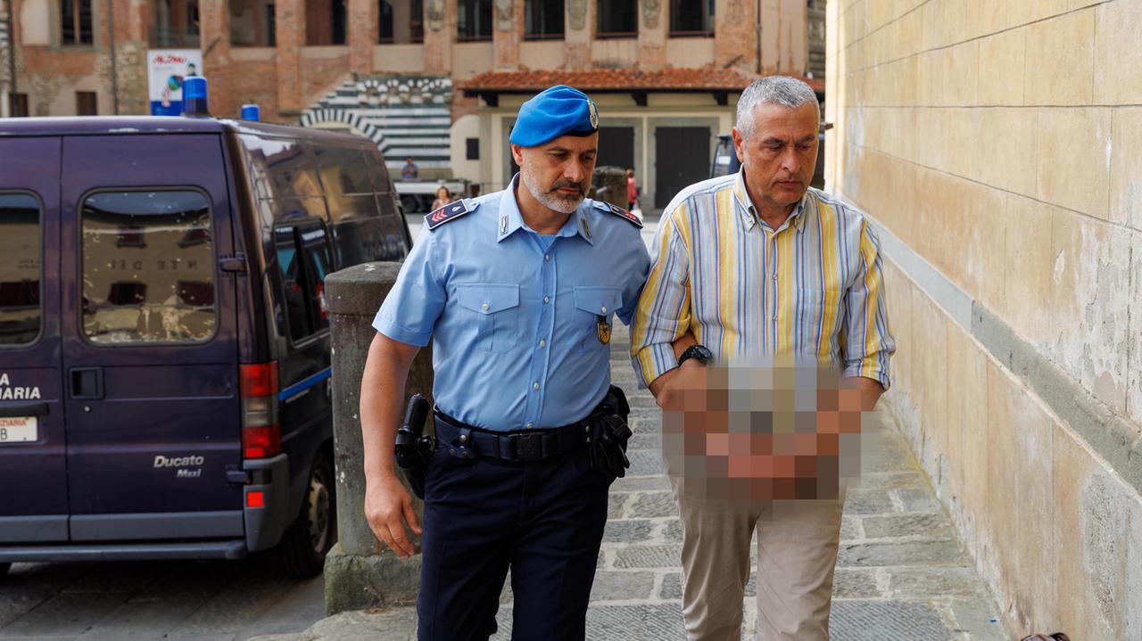 Patrizio Ruscio all’arrivo in tribunale martedì scorso
