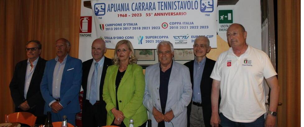 Festa per i primi 55 anni dell’Apuania