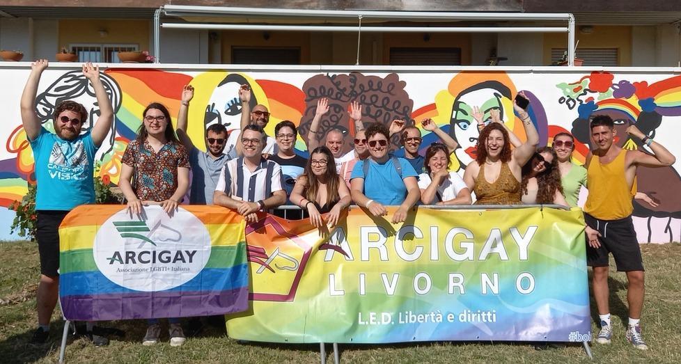 Queer Wall, a Livorno il murale coi volti di chi ha fatto la storia del mondo Lgbt
