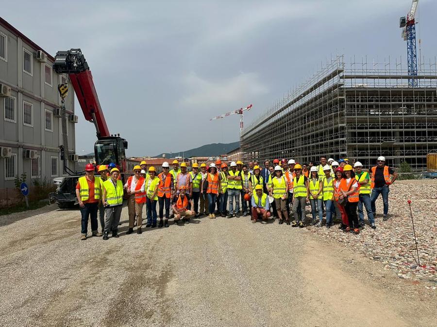 Ingegneri e architetti pisani al cantiere del Polo ospedaliero Nuovo Santa Chiara