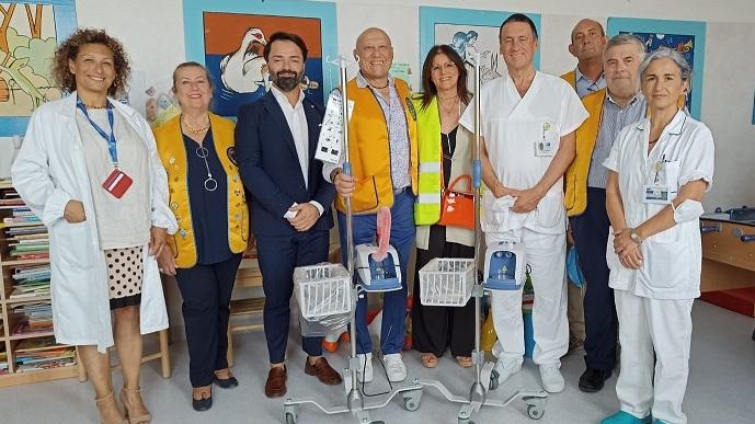Empoli, doppia donazione per Pediatria grazie ai Lions e all’Asd Vitolini