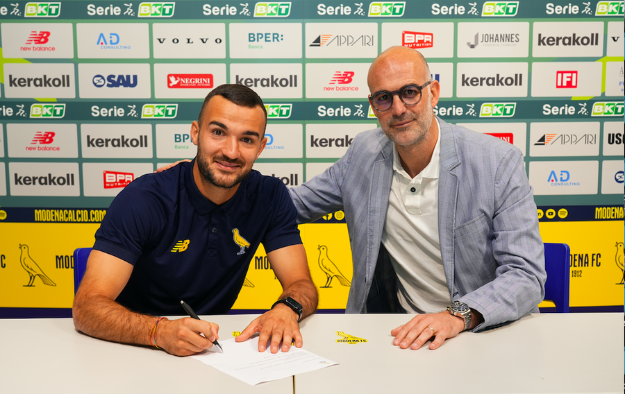 Modena, altra ufficialità: arriva il terzino Matteo Cotali