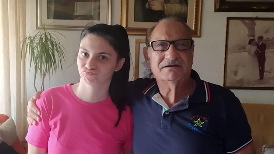
	Elio Bertoneri con la nipote Michelle Causo, uccisa a coltellate a Roma

