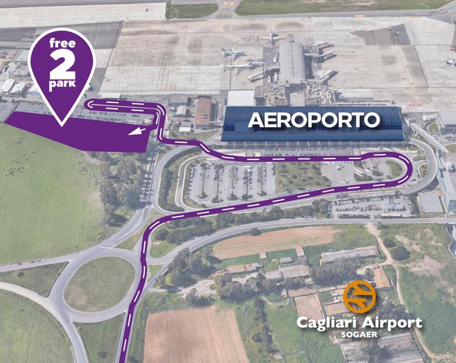 Posti auto gratuiti all’aeroporto di Cagliari-Elmas per chi accompagna o viene a prendere i viaggiatori