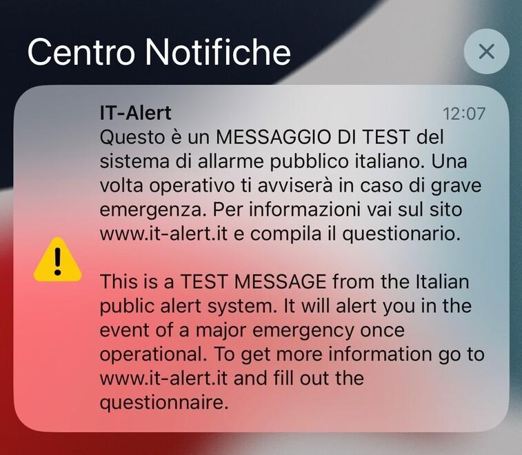 Test di allerta nazionale nell’isola ma non tutti i telefonini squillano 