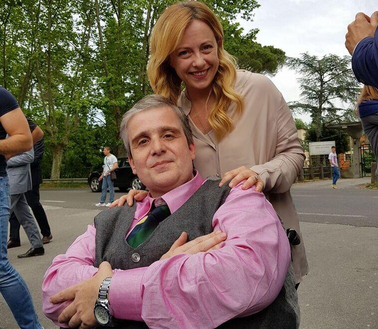 Alessandro D’Anteo con la premier Giorgia Meloni