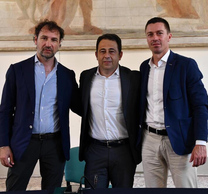 A sinistra Gorgone al centro Ray Lo Faso e a destra Alessandro Frara