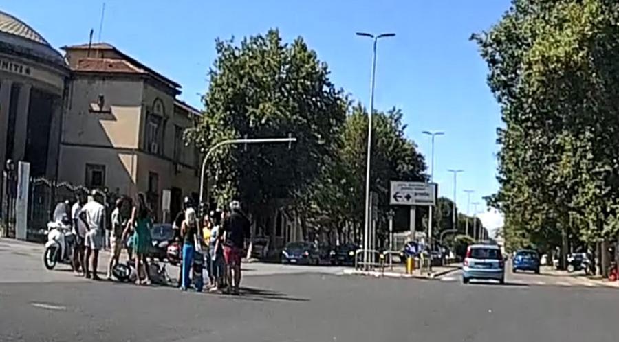 
	L'incidente all'incrocio fra viale Alfieri e via Mastacchi

