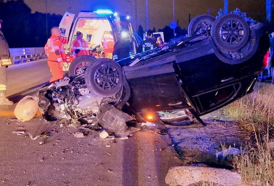 
	L'incidente sulla Sassari-Porto Torres<em> (foto Ivan Nuvoli)</em>


