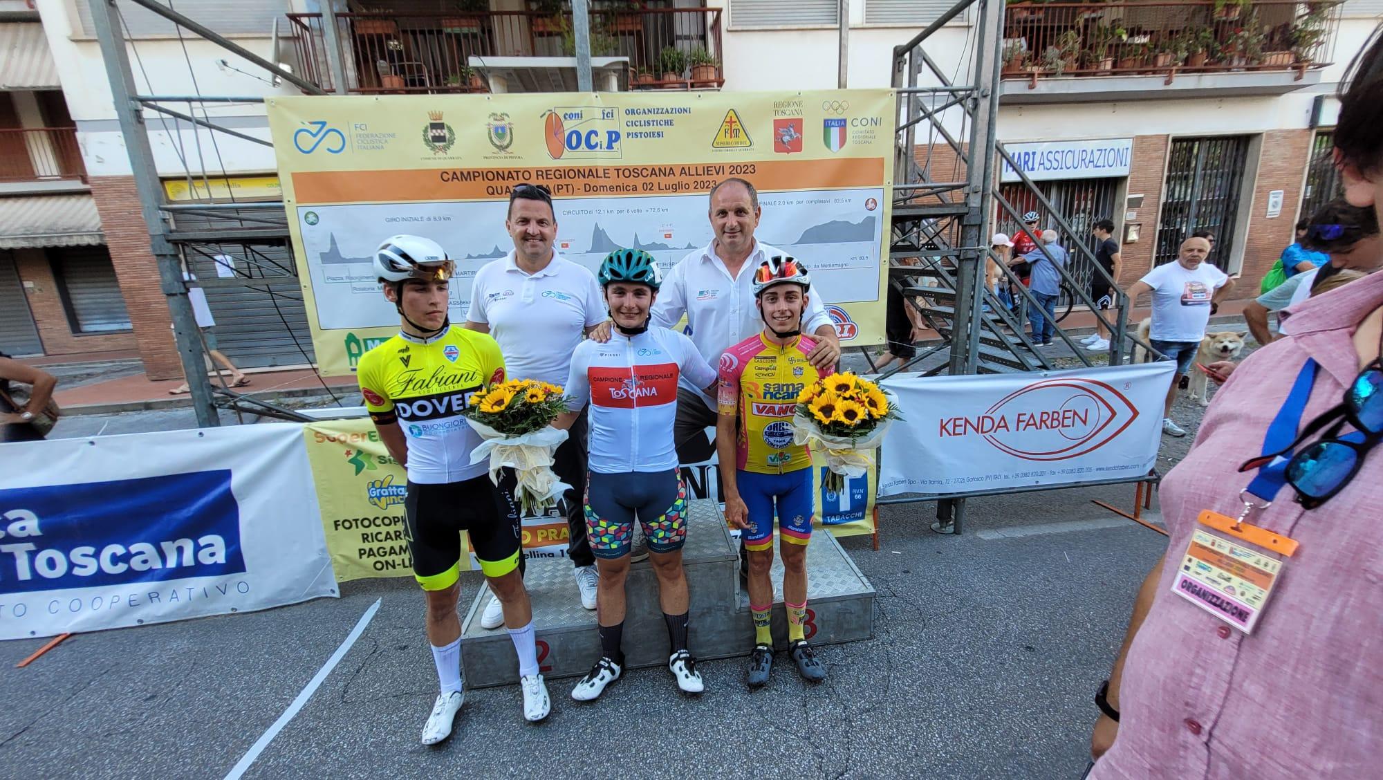 Iacchi nuovo campione toscano Allievi. Tra gli Esordienti Scappini e Luci super<br>
