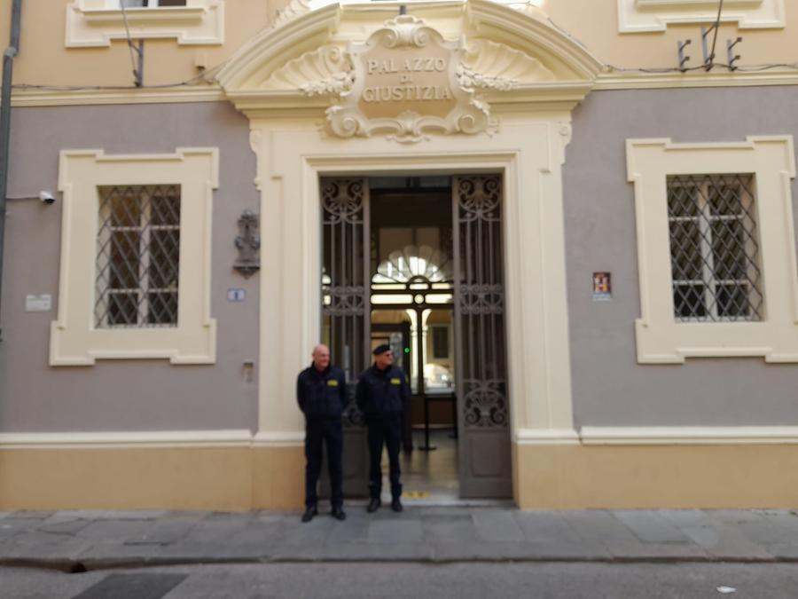 
	L'ingresso del tribunale labronico (foto d'archivio)

