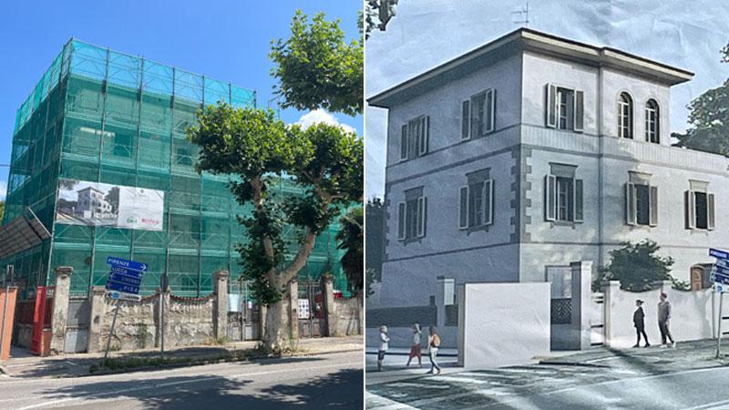 Rinasce Villa Albereta, via ai lavori per creare quattro appartamenti chic