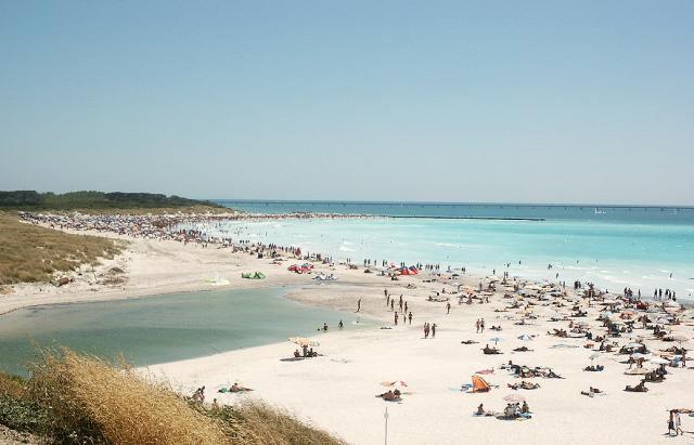 
	Le spiagge bianche a Solvay (foto d'archivio)

