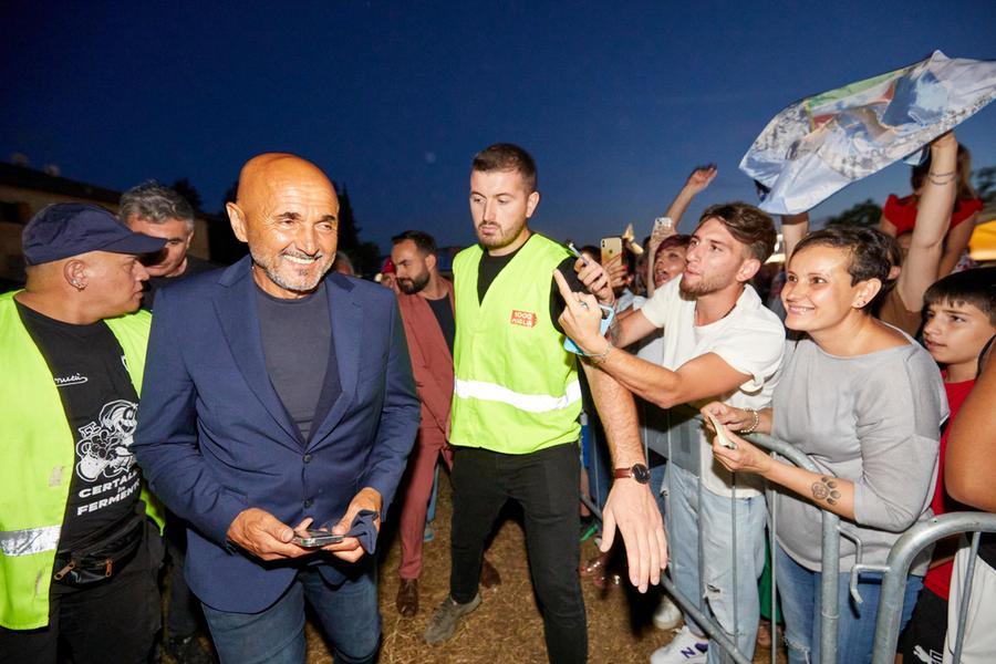 
	Luciano Spalletti alla festa di Certaldo (foto Autovino)

