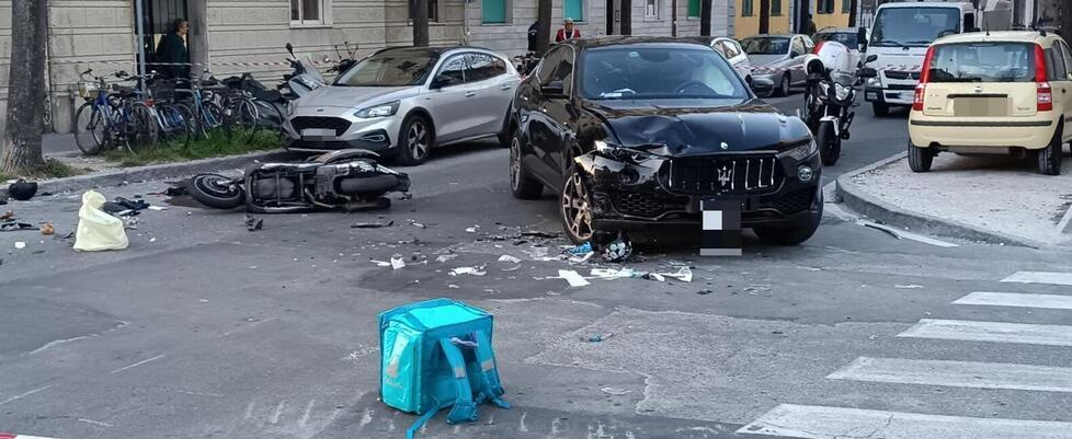 Rider travolto e ucciso a Livorno, il guidatore della Maserati patteggia la pena