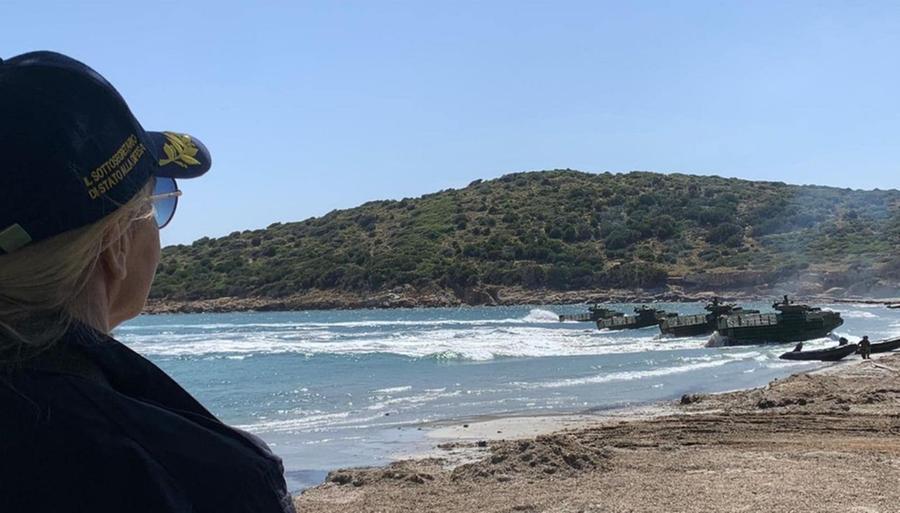 Teulada, nelle reti di un peschereccio una bomba inesplosa delle esercitazioni Nato