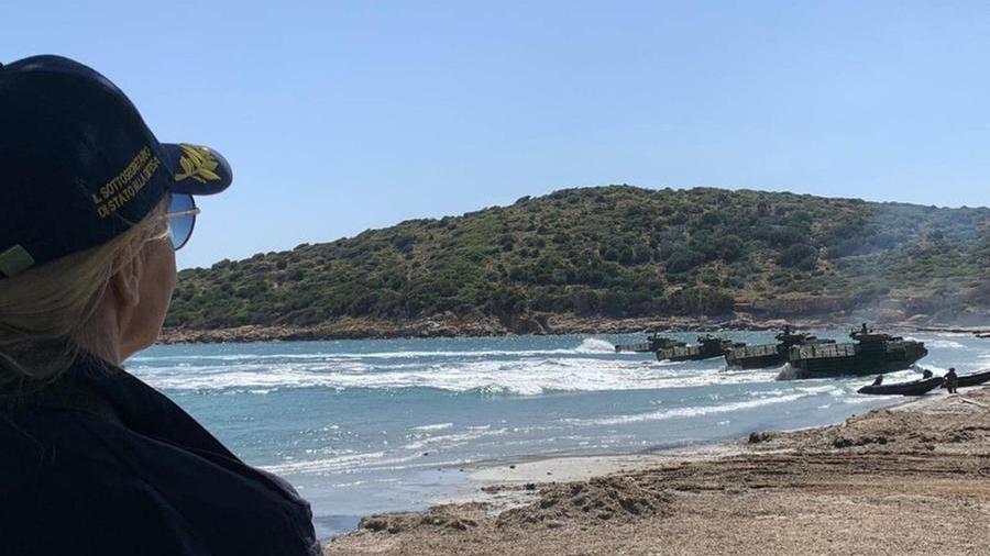 Teulada, nelle reti di un peschereccio una bomba inesplosa delle esercitazioni Nato