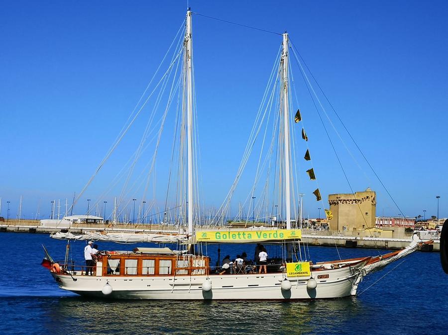 La Goletta Verde è arrivata in Sardegna