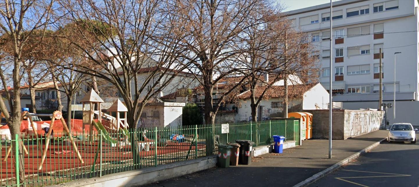 Il parco giochi di via Gobetti