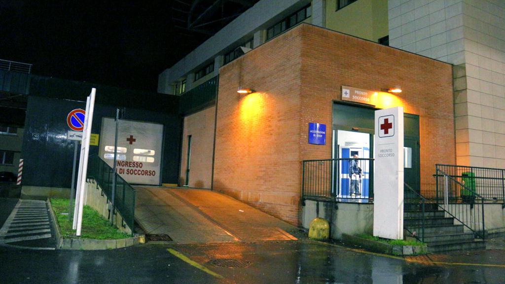 L'ingresso del pronto soccorso di Livorno (foto d'archivio)