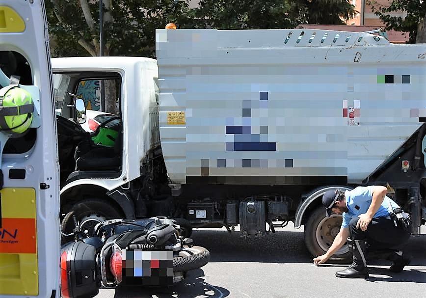 
	L'incidente (foto Agenzia Bf)&nbsp;

