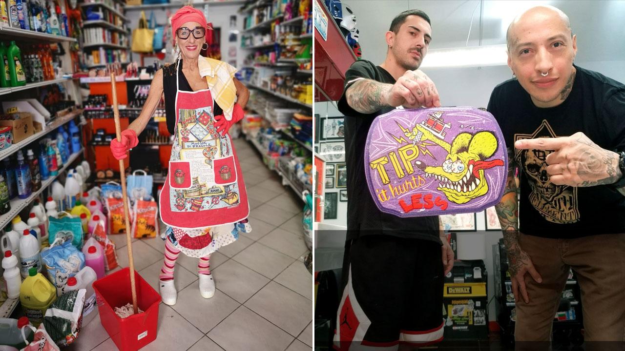 Roberta Bonfanti (Sapolandia) e Erick Gonzales e Giacomo Spinelli (Energia Tattoo)