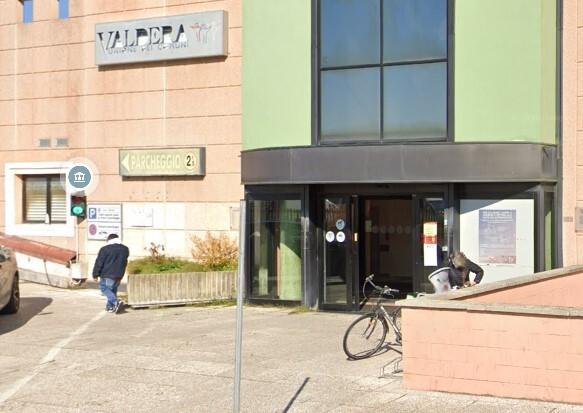 L’ingresso all’Unione Valdera in via Brigate Partigiane a Pontedera