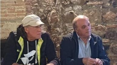 Il ds del Suvereto Pierluigi Cortigiani e, a destra, il presidenteRoberto Daiqui