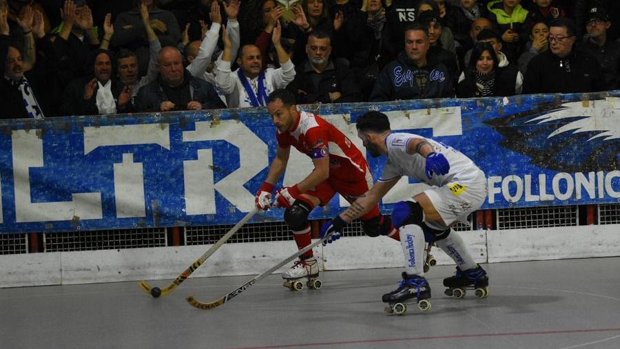 Un momento del derby della passata stagione (foto Agenzia Bf)