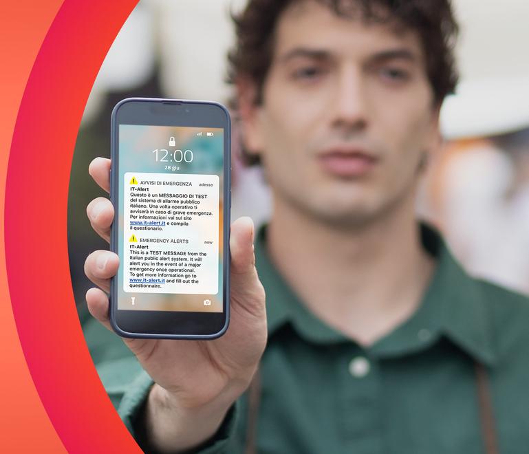 It-alert arriva a Reggio lunedì alle 12 su tutti i cellulari