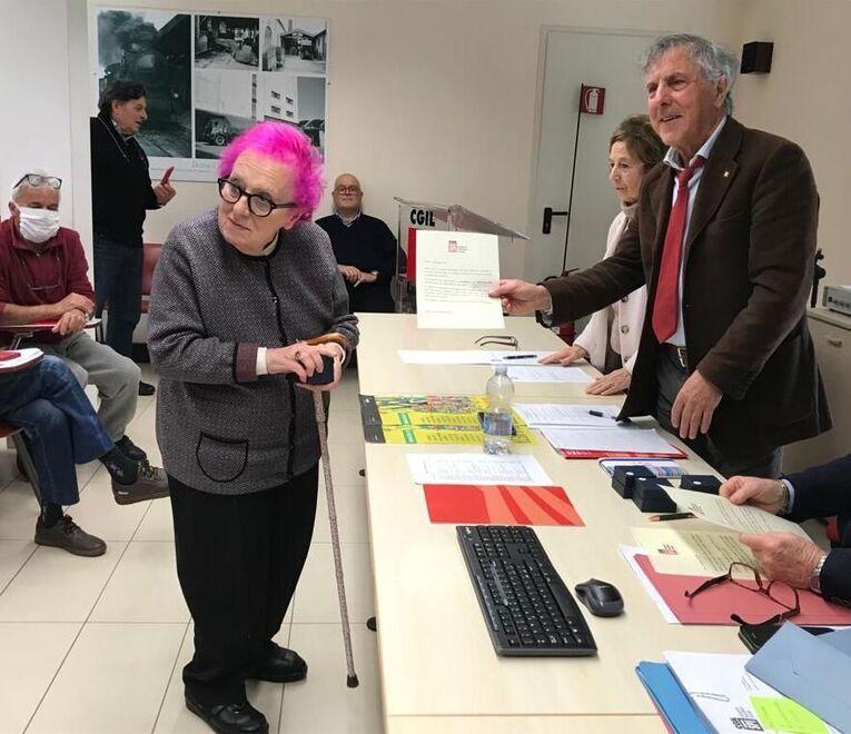 Una recente immagine di Tina Birri
