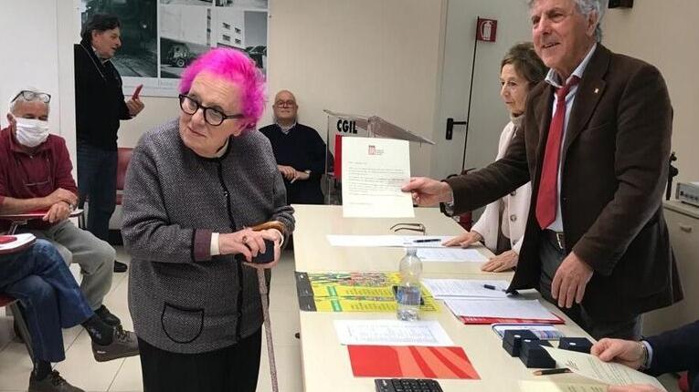 Una recente immagine di Tina Birri