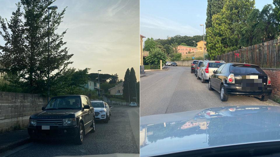 Montopoli, la strada che è diventata il cimitero delle auto abbandonate in mezzo alle case