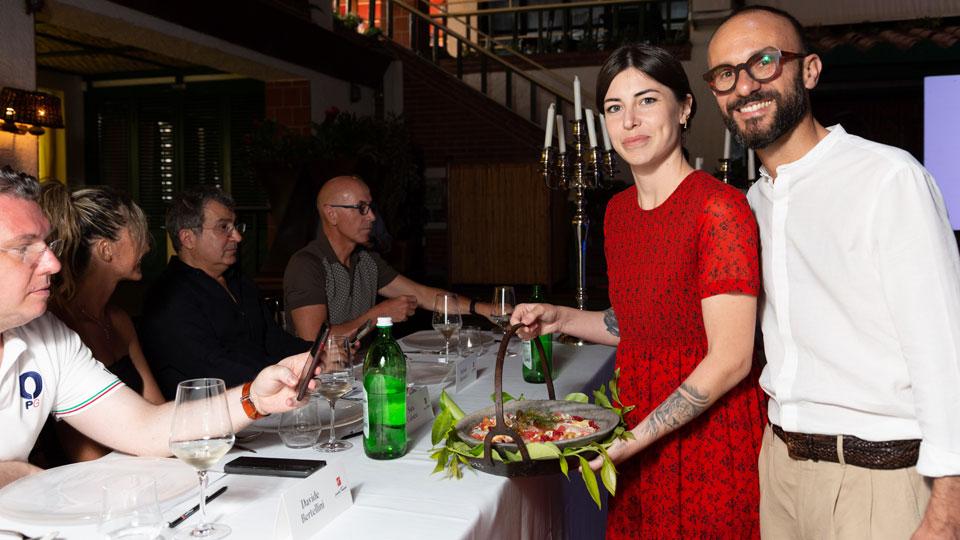 Diego Bosoni, primo assoluto, con Caterina Genovesi