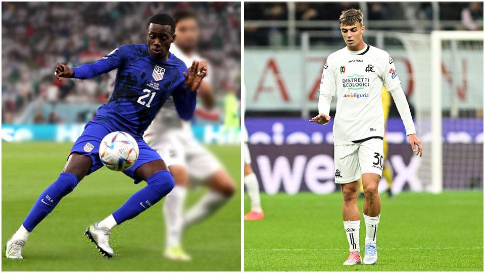Timothy Weah e Daniel Maldini