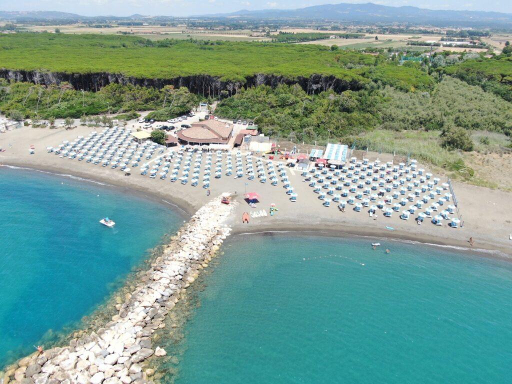 Lo storico Bagno Ipocampo sul mare delle Gorette a Marina di Cecina