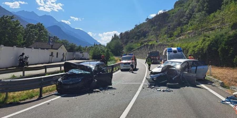 
	Lo schianto (foto dei vigili del fuoco)

