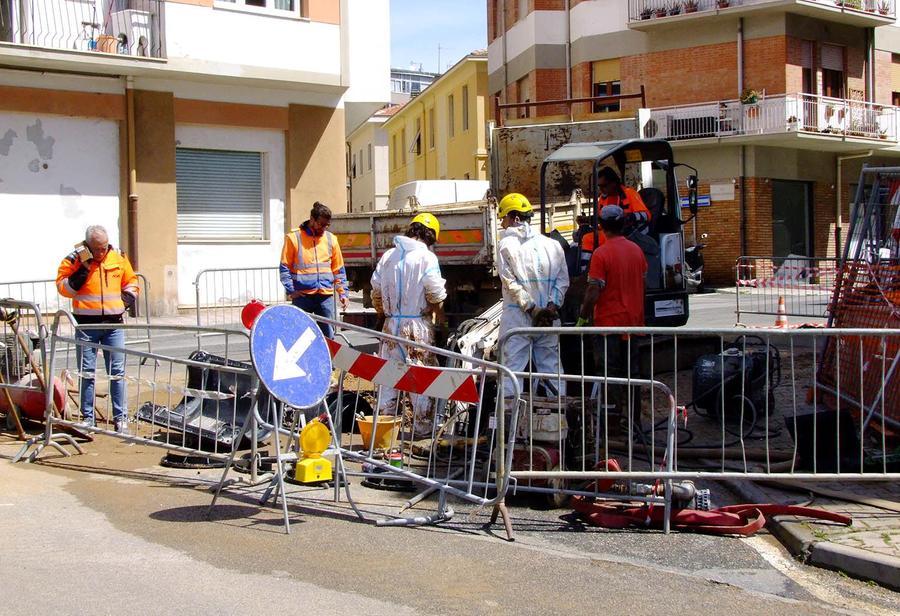 
	Un cantiere di Asa (foto d'archivio di Paolo Barlettani)

