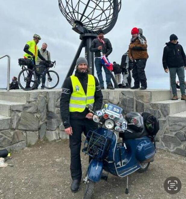Con la Vespa da Pontedera fino a Capo Nord, l’impresa di 4200 km di un pietrasantino