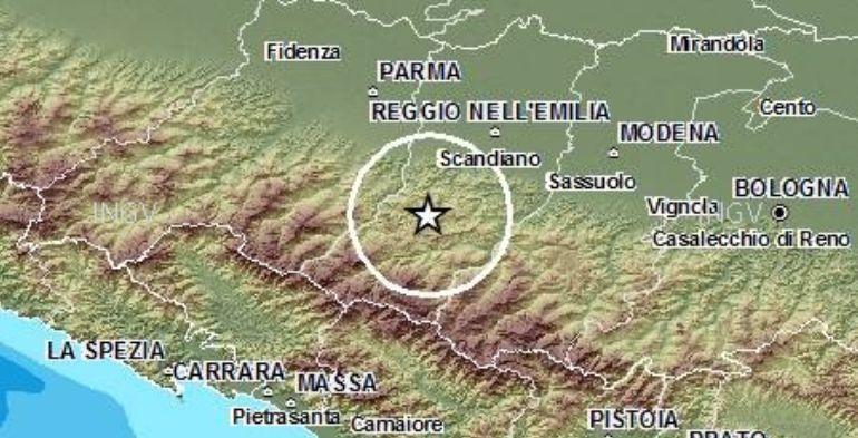 Scossa in Appennino: magnitudo 3.1