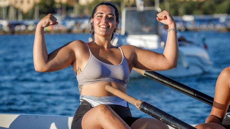 Celeste Caluri la paladina del remo: studia in Spagna e viene a vincere il Palio “a casa”
