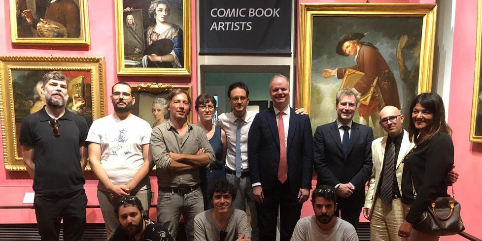 Lucca, grandi del fumetto agli Uffizi con la collaborazione dei Comics