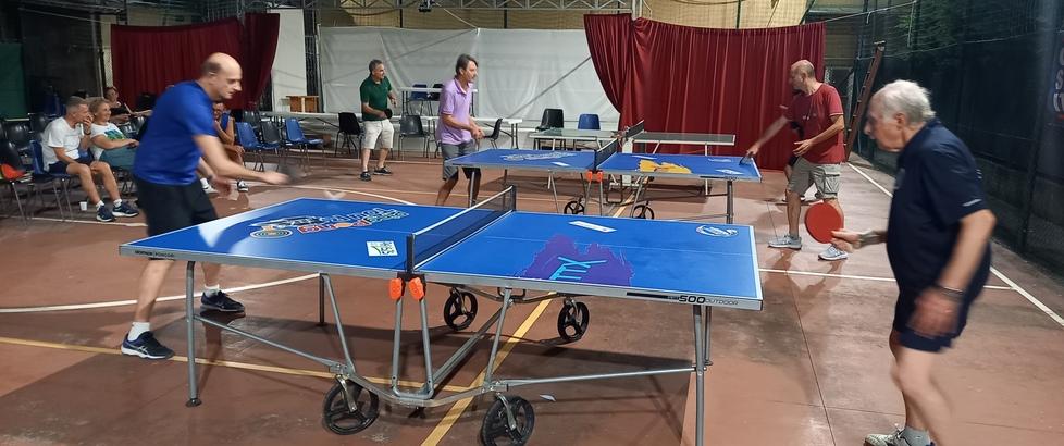 La festa del tennis tavolo a Capezzana