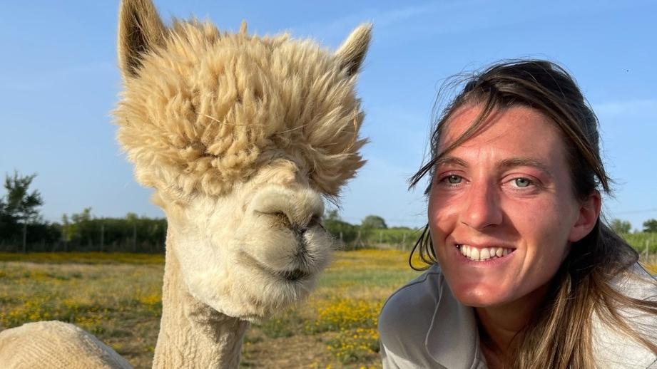 L’imprenditrice Cecilia Scheggi, fondatrice di Albus Alpacas