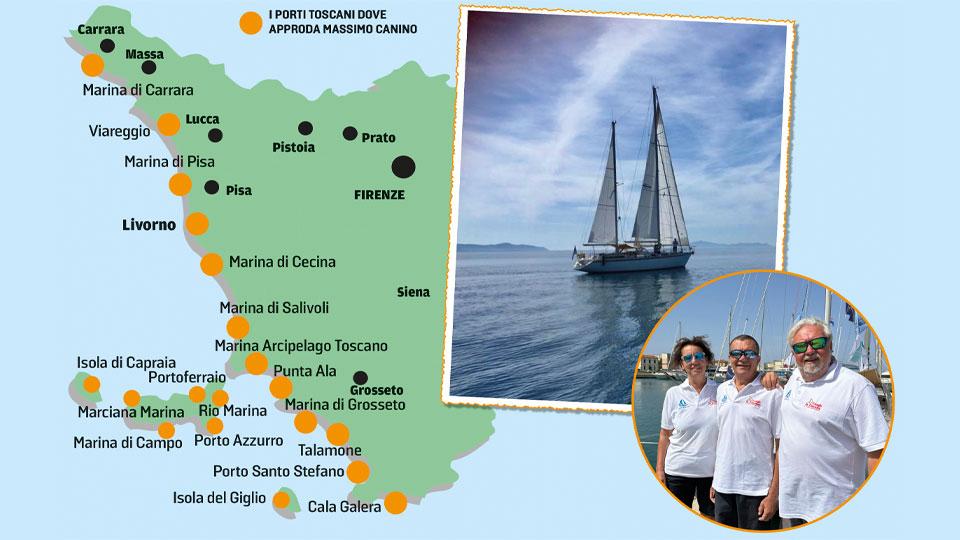 Massimo Canino e il mare toscano: «Un grande regalo della Natura»<br>

