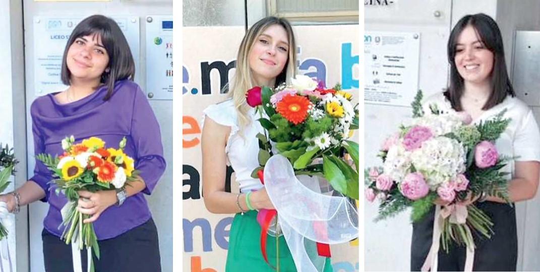 Da sinistra Viola Chesi, Giulia Castelletti e Rebecca Fondoni